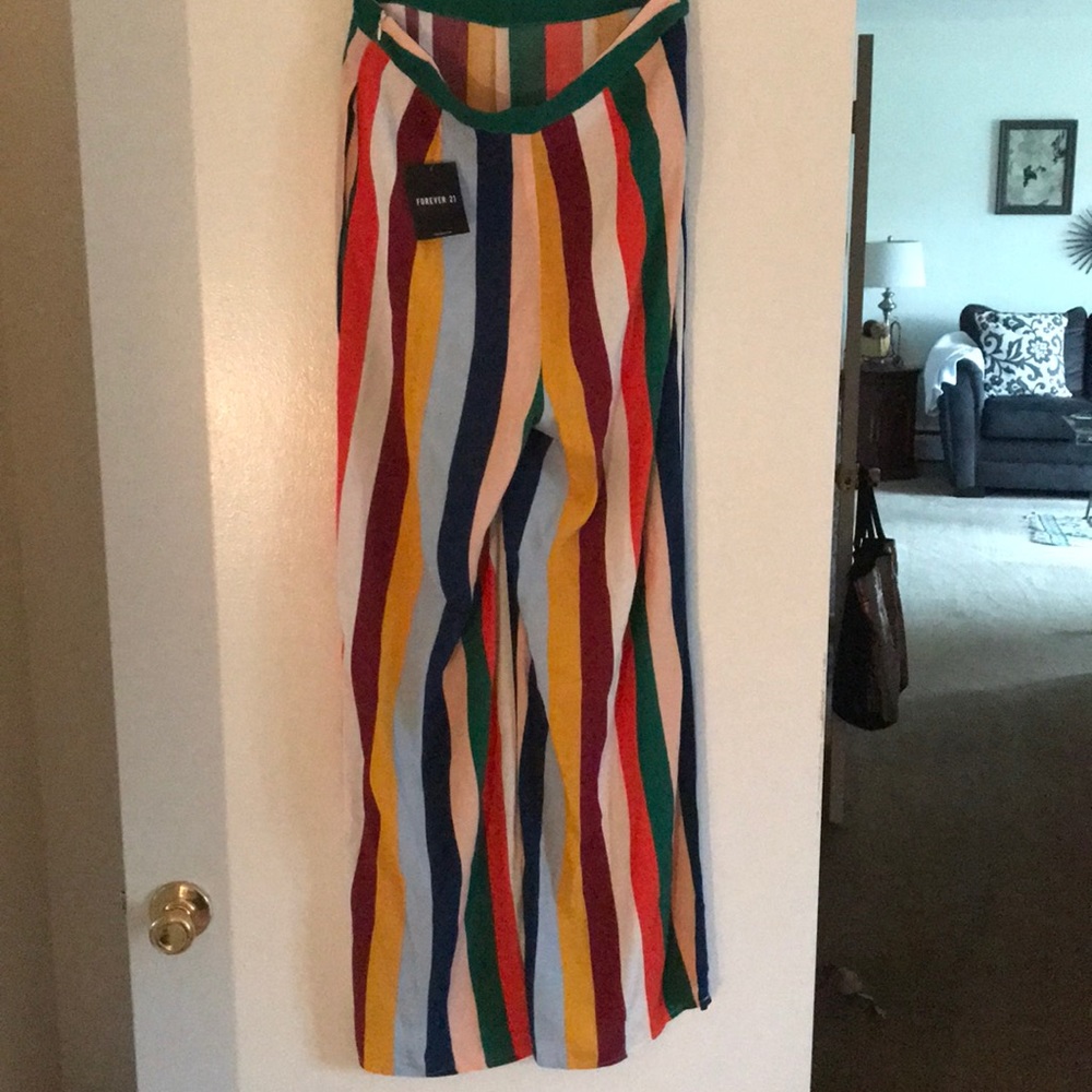 Long wide leg pants